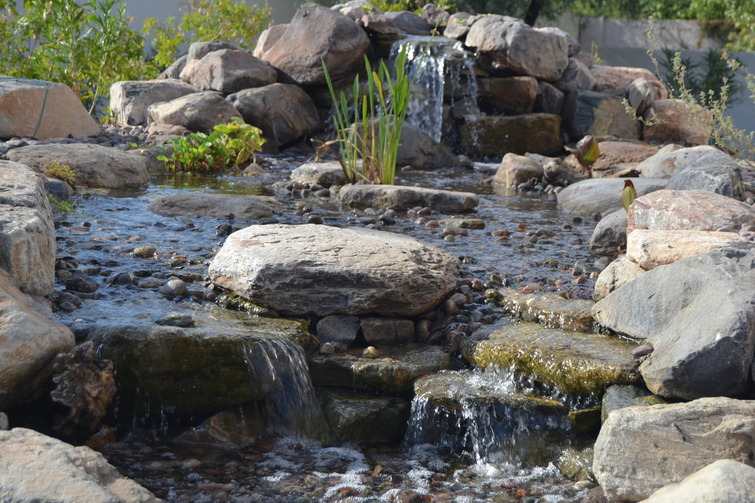 Pondless stream by the Pond Gnome in Phoenix, AZ