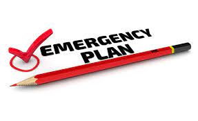 Emergency plan clipart