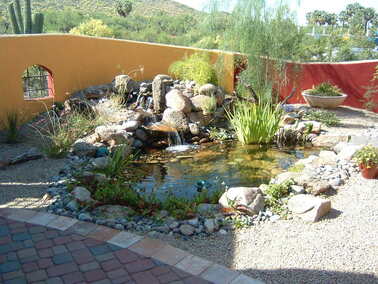 Pond by The Pond Gnome in Carefree, AZ